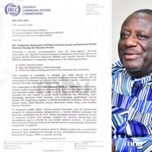 UCC Orders Internet Services Blackout Starting 6 PM