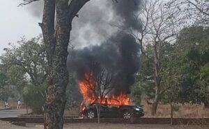 LCIII Chairperson's Vehicle Torched in Adjumani Violence