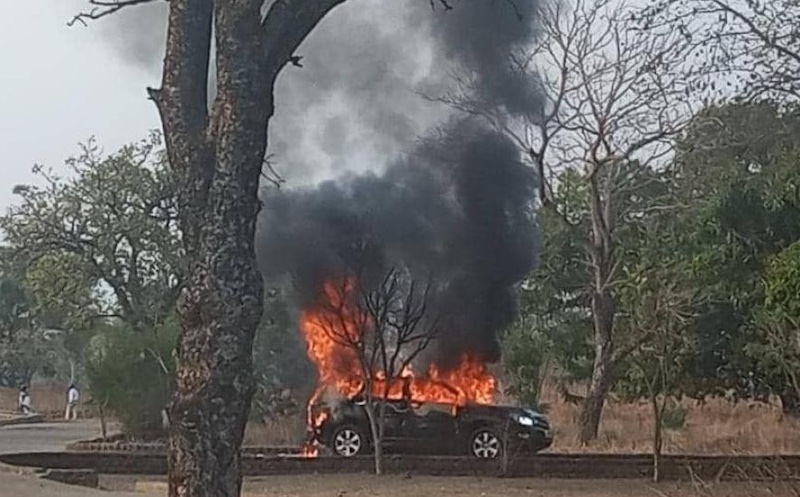 LCIII Chairperson’s Vehicle Torched in Adjumani Violence