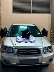 Subaru gifted to Mc Kash