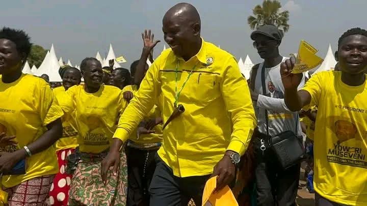 Gulu City Turns into a Sea of Yellow as NRM Celebrates 40 Years at Kaunda Grounds