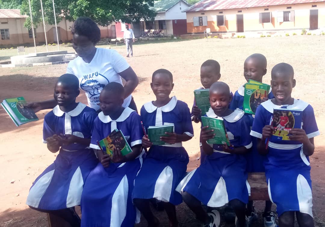 WAPU Distributes Scholastic Materials to Blind Pupils in Kitgum.
